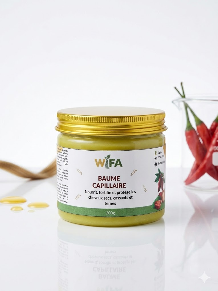 Baume capillaire au Moringa